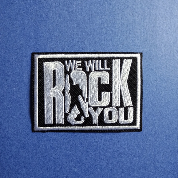 Queen We Will Rock You Iron On Patch - Picture 4 of 4